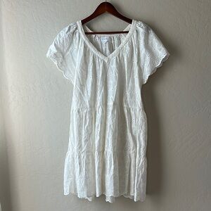 Velvet by Graham & Spencer Cream Lace Top